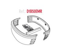 Shad D1B50EMR Jeu d'enjoliveurs latéraux pour Top Case SH50 Noir