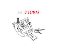 Shad Système de verrouillage de rechange D1B37MAR pour Top Case SH37 Argenté