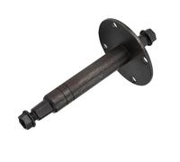 Pièce de rechange for pédale de vélo d'exercice, axe de roue central for entraîneur de vélo, 3 tailles, métal noir(20mmx165mm)