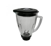 Pièce de rechange for pot en verre de 6 tasses 124461, comprend un couvercle, Compatible avec Oster, récipient de mélange for mélangeur de la série classique