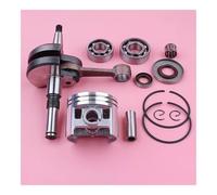 Pièce de Rechange for tronçonneuse, roulement de Vilebrequin, Joint d'huile, kit de Piston de 52 mm, Compatible avec tronçonneuse MS380 038, 1119 030 0400