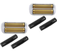 Pièce De Rechange Lot de Feuilles de Rechange et Cutter en Aluminium de Titane Compatible avec Andis (TS-1) Pro Foil Lithium Titanium Foil Rasoir(2 Pièces)
