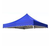 Pièce de rechange pour auvent de tente pliante d'extérieur, auvent de pavillon résistant et imperméable, facile à transporter et à installer, rouge + bleu(Blue,9.8ft x 19.7ft (3m x 6m))
