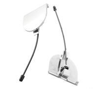 Pièce de rechange pour crochet de remorquage de remorque pour Fiat 500 - Chrome 2007-2012 - Compatible avec OEM 735455393 - Installation facile - Accessoire de rechange