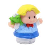 Pièce de rechange pour Fisher-Price Little People Holiday Church Easter Wedding Dress Up Dollhouse Playset C1162 - Figurine Eddie de rechange portant un gilet et un nœud papillon - Grenouille portante