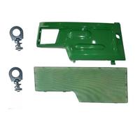 Pièce de rechange pour John Deere authentique panneau côté droit/écran/clip AM128982 M116020 compatible avec 415 425 445 455 OEM