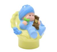 Pièce de rechange pour maison de poupée Fisher-Price Little People Happy Sounds P3329 - Figurine de rechange pour bébé garçon dans un siège auto