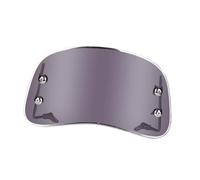 Pièce De Rechange pour Pare-Brise De Moto 15,75x9,06 Pouces avec Accessoire D'installation(Black 3mm Thickness)