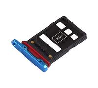 Pièce de Rechange Try Tray Plateau Compartiment Porte-Carte Nano Sim Card Fente logement Compatible pour Huawei P30 Pro VOG-L29 Bleu