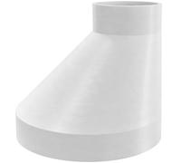 Pièce de réduction pour tuyau de ventilation - Adaptateur de réduction de tuyau - Réduction de tuyau - Optimisé pour le flux - Excentrique (Ø 150-40 mm)