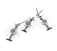 Pièce de refroidissement de l'ordinateur For RX 7900 GRE 7900XT 7900XTX Hellhound Ventilateur de carte vidéo T129215BU RX7900GRE RX7900XT RX7900XTX Ventilateur de refroidissement GPU(Fan - 3PCS)