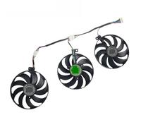 Pièce de refroidissement de l'ordinateur For Strix RTX 2060 2060S 2080S 2070S RX 5600 5700 XT 5700 Ventilateur de carte vidéo 87MM T129215SU Ventilateur de remplacement de carte graphique(Fan -ABC)