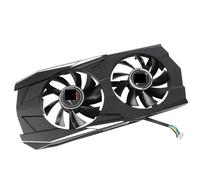 Pièce de refroidissement de l'ordinateur Ventilateur de carte graphique 75 mm FD8015U12D 12 V 0,5 A PG D RX580 RX570 for refroidisseur de carte graphique de jeu Phantom RX 570 580(Fan with Case)