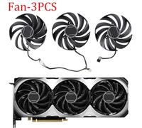 Pièce de refroidissement de l'ordinateur Ventilateur de carte vidéo 95MM RTX4080 RTX4090 for ventilateur de refroidissement de carte graphique RTX 4080 4090 VENTUS 3X 12G OC(Fan with Shell)