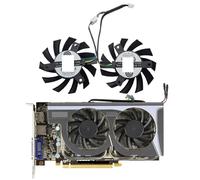 Pièce de refroidissement de l'ordinateur Ventilateur de carte vidéo de remplacement 65MM PLA07010S12HH HD5770 for ventilateur de refroidissement de carte graphique R5770 Hawk HD 5770