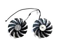 Pièce de refroidissement de l'ordinateur Ventilateur de refroidissement for carte vidéo Aorus Gtx 1060, 95Mm, 4 broches, T129215BU, Compatible avec Gtx 1060 Xtreme Edition 6G, 9Gbps(2 FAN)