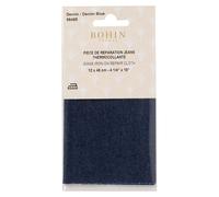 Pièce De Réparation Percale Thermocollante Jean Foncé