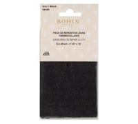 Pièce De Réparation Percale Thermocollante Jean Noir