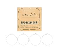 Pièce de réparation pour ukulélé à cordes en nylon de plusieurs tailles, adaptée à différentes techniques, offrant un son chaleureux et fiable