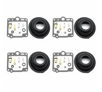 Pièce de réparation Pour Y-AMAHA XJ700X Kit Réparation Carburateur Pour Maxim X 1985-1986, Joint Chambre, Pointeau Soupape À Flotteur, Membrane Dépression, Torique(4 Sets)