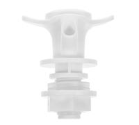 Pièce de Robinet à Bouton-poussoir en Plastique Blanc, Filetage 15 MM | Remplacement Simple, Anti-fuite et Versement sans Éclaboussures, pour Bocaux, Carafes et Usage Domestique