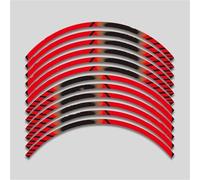 Pièce de Roue de Moto Bande Adhésive Réfléchissante Jante Roue Moto 17 Pouces Compatible avec pour CBR600RR Tous Modèles(Style 4)