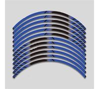 Pièce de Roue de Moto Bande Adhésive Réfléchissante Jante Roue Moto 17 Pouces Compatible avec pour CBR600RR Tous Modèles(Style 2)