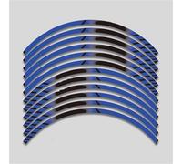 Pièce de Roue de Moto Bande Adhésive Réfléchissante Jante Roue Moto 17 Pouces Compatible avec Toutes Les pour CBR400RR(Style 2)