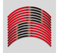 Pièce de Roue de Moto Bande Adhésive Réfléchissante Jante Roue Moto 17 Pouces Compatible pour HRC pour REPSOL pour CBR250RR(Style 4)