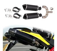 Pièce d'échappement Pour Benelli 600 TNT600 BN600 BJ600 Accessoires De Moto Silencieux D'échappement En Acier Inoxydable À Double Sortie Liaison Intermédiaire