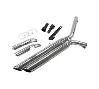 Pièce d'échappement Silencieux Double Échappement Pour Moto Pour H-ONDA Rebel 500 CMX500 CM500 2017 2018 2019 2020 2021 2022 2023(Chrome)