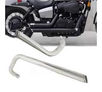 Pièce d'échappement Tuyau D'échappement Avec Silencieux Pour H-ONDA VT750/VT750C 2004-2024 2023 2022 2021 2020 2019 2018 Accessoires Moto(Silver)