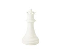 Pièce d'Echec Déco "Reine" 67cm Blanc