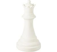 Pièce d'Échec Déco "Reine" 67cm Blanc Blanc