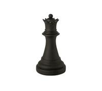 Pièce d'Échec Déco "Reine" 67cm Noir Noir