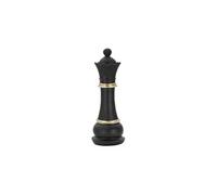 Pièce d'Echec en Résine "Renne" 25cm Noir