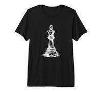 Pièce d'échecs Esquisse Mind Sports T-Shirt Haut de Gamme