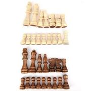 Pièce d'échecs internationale en bois sans cadeau de jouets pour parents-enfants G