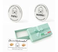 Pièce Décisionnelle Parents - Qui a dit « Je pense » | Fabriqué en Italie | Idée Cadeau Drôle pour les Néogènes | Pièce Maman/Papa | Gadget Naissance Baby Shower | Idées de grossesse