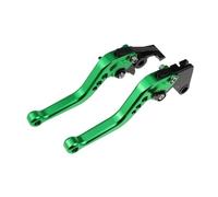 Pièce d'embrayage Accessoires Moto Poignées De Commande Leviers Frein Et d'embrayage Pivotants pour Kawasaki Z1000SX / pour Ninja 1000 Tourer 2017-2018(Green)