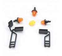 Pièce détachée Bruder 42164 - Rétroviseurs et gyrophares pour moissonneuse-batteuse John Deere