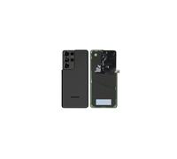 Piece Detachee Cache Batterie Vitre Arrière Phantom Black Premium pour Samsung Galaxy S21 Ultra 5G G998
