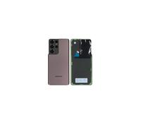 Piece detachee Cache Batterie Vitre Arrière Premium Phantom Brown pour Samsung Galaxy S21 Ultra 5G G998