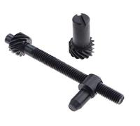 Pièce détachée d'Origine Constructeur : Vis sans fin de Tension/Tendeur réglage de chaine pour tronconneuse, compatible avec de nombreuses marques, IMPORTANT voir modèle et dimensions sur photos !