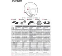 Pièce Détachée GIVI Z2254B54R - Couvre-Casque New H107 54/XS