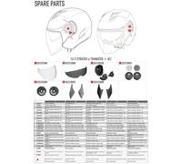 Pièce Détachée GIVI Z248556R - Intérieur Complet Avec Joint