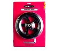 Piece detachee Trottinette Roue 200mm Noire Rouge G