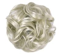 Pièce D'Extensions De Cheveux Épais Pour Usage Quotidien, Chignon Désordonné, Chouchous Synthétiques Ondulés Bouclés, Queue De Cheval, Extension De Chignon (J88)