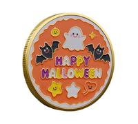 Pièce d'halloween - Matériau : Fer. commémoratif, Souvenir décoratif de Collection, Cadeau de fête créatif | Idéal pour Hommes, Femmes et Famille. Dimensions : 4 x 3 cm.