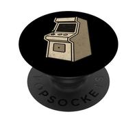 Pièce d'insertion, Vintage, rétro, Vieilli, Gamer. PopSockets PopGrip Adhésif